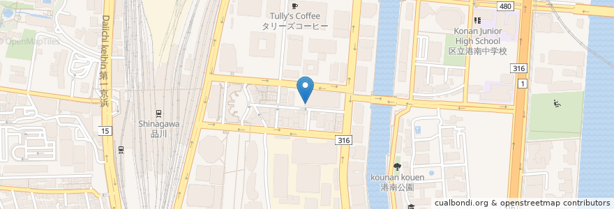 Mapa de ubicacion de Wired Café en 日本, 东京都/東京都.