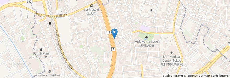 Mapa de ubicacion de コスモ en Japonya, 東京都, 品川区.