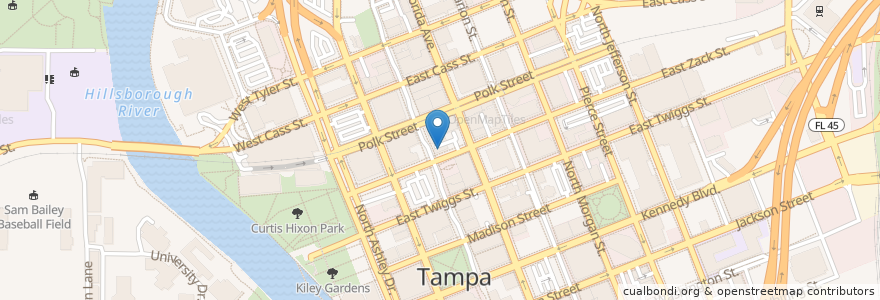 Mapa de ubicacion de Hyde Park Capital Advisors en Amerika Birleşik Devletleri, Florida, Hillsborough County, Tampa.