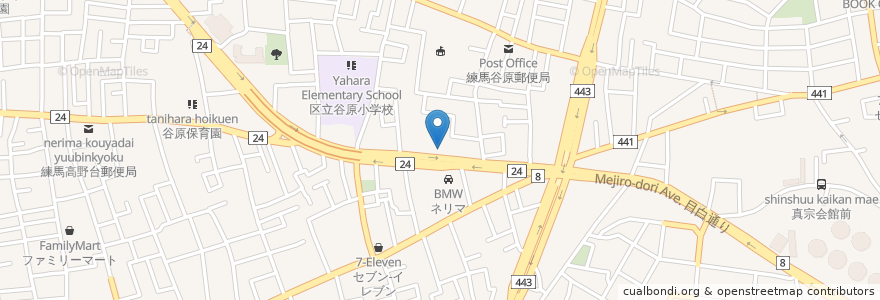 Mapa de ubicacion de 城北信用金庫 en Япония, Токио, Нерима.