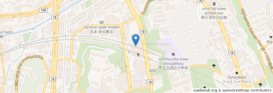 Mapa de ubicacion de C&Cカレー en Giappone, Tokyo, 多摩市.