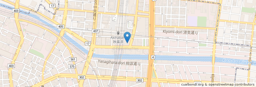 Mapa de ubicacion de スターバックス en Japão, Tóquio, 千代田区.