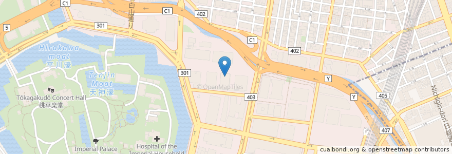 Mapa de ubicacion de スターバックス en Giappone, Tokyo, Chiyoda.