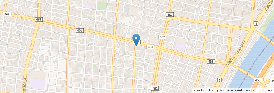 Mapa de ubicacion de コスモ石油 en Japonya, 東京都, 台東区.