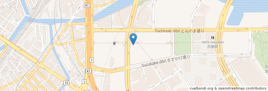 Mapa de ubicacion de 新高島駅 en Japon, Préfecture De Kanagawa, 横浜市, 西区.