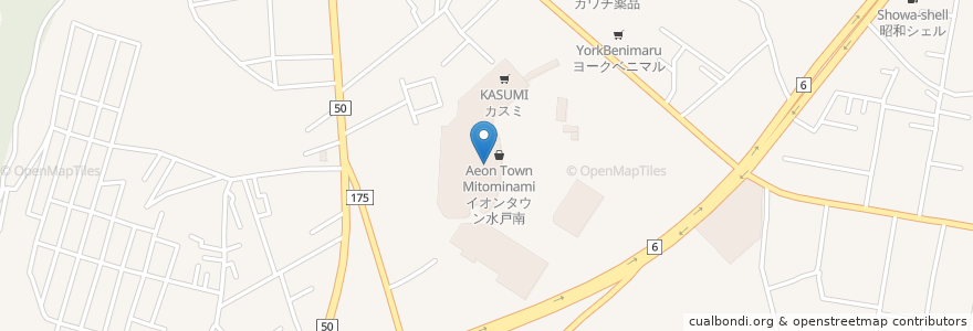 Mapa de ubicacion de McDonald's en Japan, Ibaraki Prefecture, Higashiibaraki County, Ibaraki.
