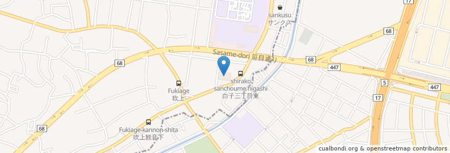 Mapa de ubicacion de スギ薬局 en ژاپن, 埼玉県, 和光市.