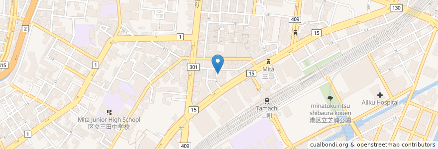 Mapa de ubicacion de NIJYUMARU en Jepun, 東京都, 港区.
