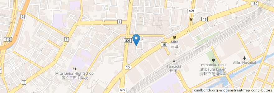 Mapa de ubicacion de fiore Italian Restaurant en Japan, Tokio, 港区.