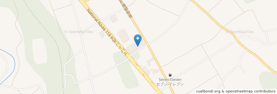 Mapa de ubicacion de カワチ薬品 en 日本, 茨城県, 常陸大宮市.