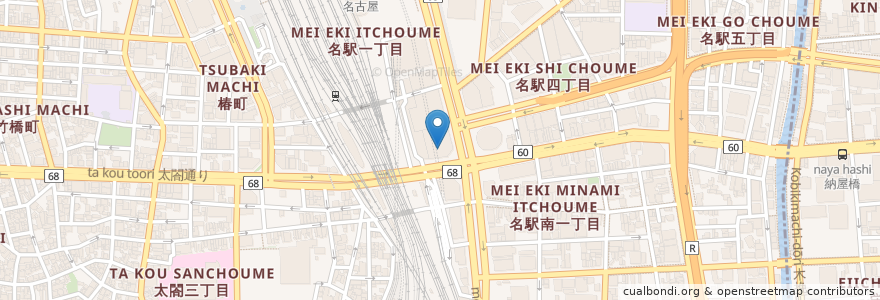 Mapa de ubicacion de 三井住友銀行 en 日本, 愛知県, 名古屋市, 中村区.