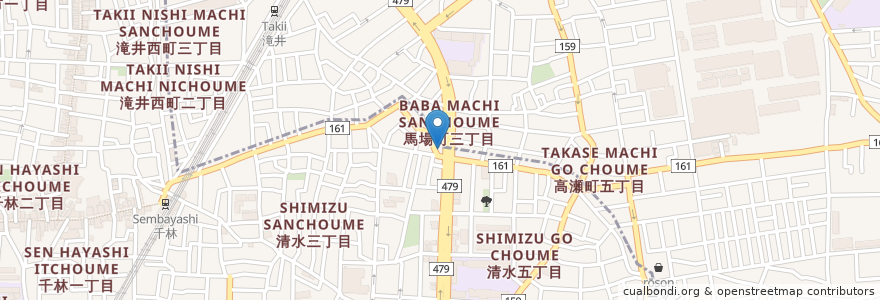 Mapa de ubicacion de 大味園 en ژاپن, 大阪府, 守口市, 大阪市, 旭区.