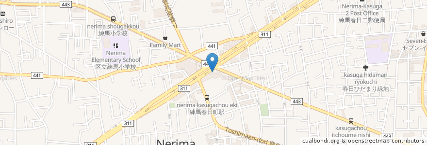 Mapa de ubicacion de ウェルパーク en Japonya, 東京都, 練馬区.