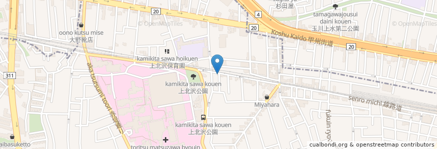 Mapa de ubicacion de 代一元 en 日本, 東京都.