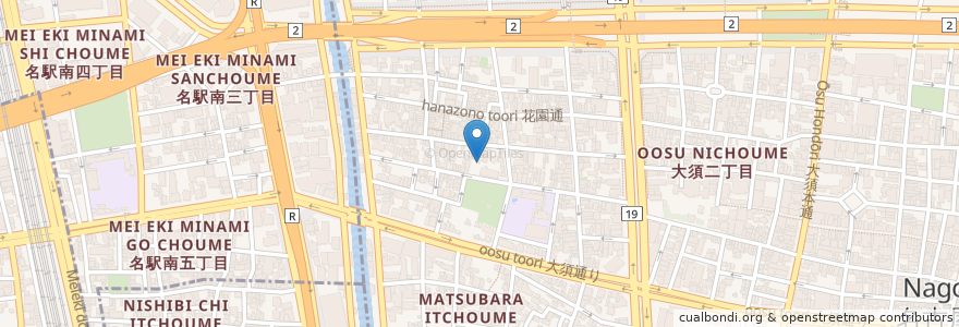 Mapa de ubicacion de 熱田皇大神宮 en Japón, Prefectura De Aichi, Nagoya.
