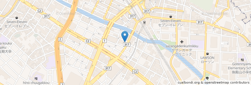 Mapa de ubicacion de BRITISH PUB HUB en Jepun, 東京都, 品川区.