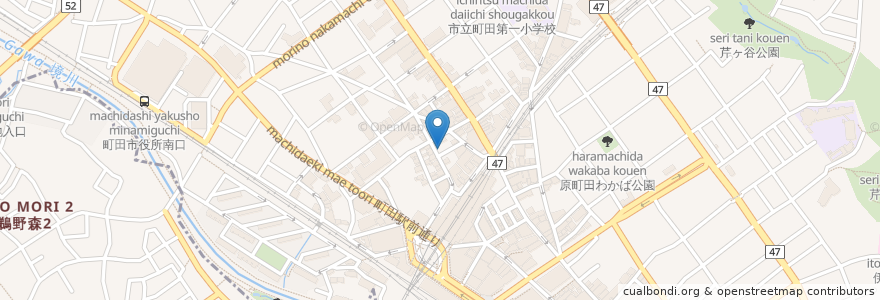Mapa de ubicacion de トーワパーキング en Japon, Tokyo, 町田市.