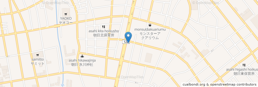 Mapa de ubicacion de マクドナルド en Jepun, 埼玉県, 川口市.