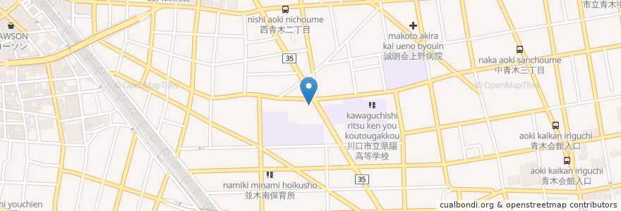 Mapa de ubicacion de ENEOS en 일본, 사이타마현, 川口市.