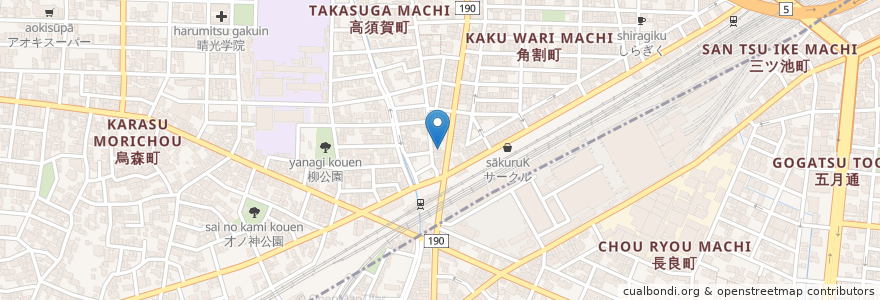 Mapa de ubicacion de 三菱東京UFJ銀行 en اليابان, 愛知県, 名古屋市, 中村区.