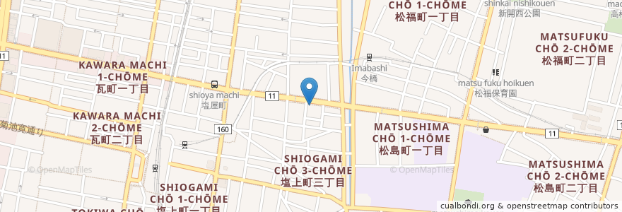 Mapa de ubicacion de JA香川県塩上支店 en Japón, Prefectura De Kagawa, Takamatsu.