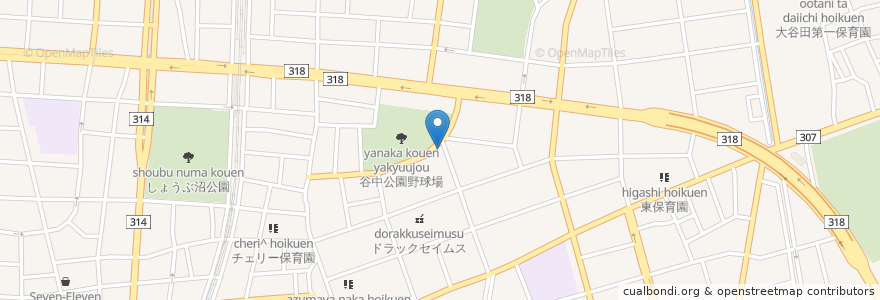 Mapa de ubicacion de McDonald's en Japan, Tokyo, Adachi.