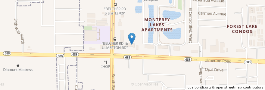 Mapa de ubicacion de Apollo Hair Loss Clinic en Vereinigte Staaten Von Amerika, Florida, Pinellas County, Largo.