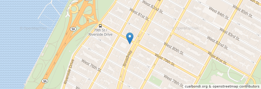 Mapa de ubicacion de Chase en Estados Unidos De América, Nueva York, Nueva York, New York County, Manhattan, Manhattan Community Board 7.
