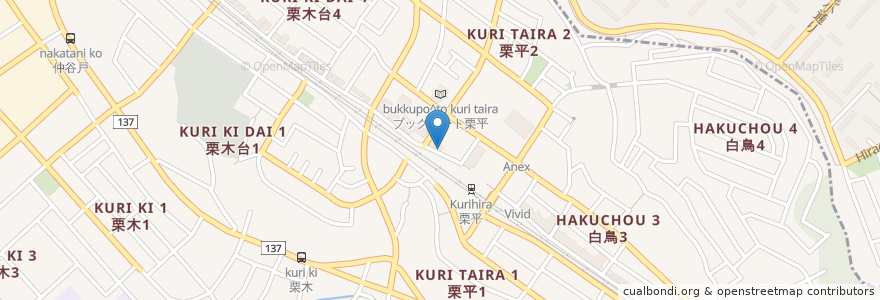 Mapa de ubicacion de とんかつ大将 en Japón, Prefectura De Kanagawa, Kawasaki, 麻生区.