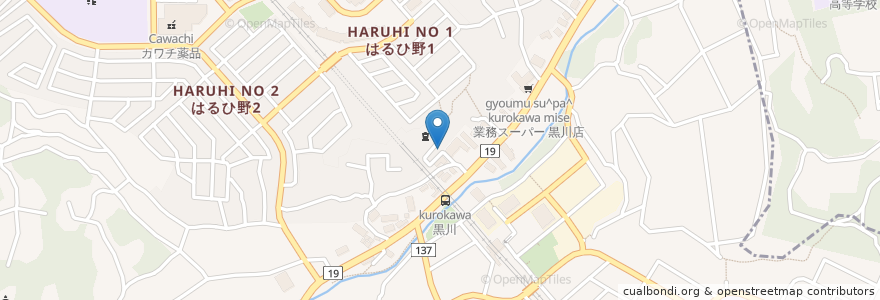 Mapa de ubicacion de 西光寺 en Japan, Präfektur Kanagawa, 川崎市, 麻生区.