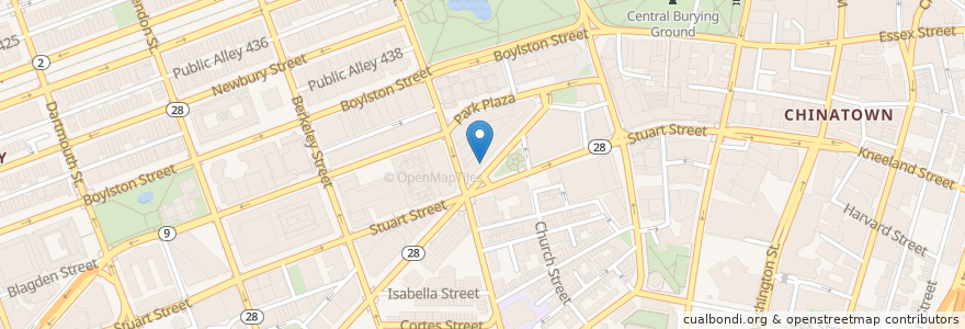 Mapa de ubicacion de McCormick & Schmick's en Amerika Syarikat, Massachusetts, Suffolk County, Boston.