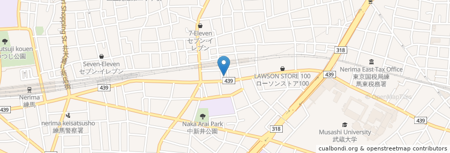 Mapa de ubicacion de ほっともっと en Japan, 東京都, 練馬区.