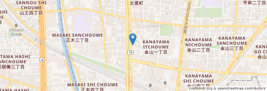 Mapa de ubicacion de ハミング en Giappone, Prefettura Di Aichi, 名古屋市, 中区.
