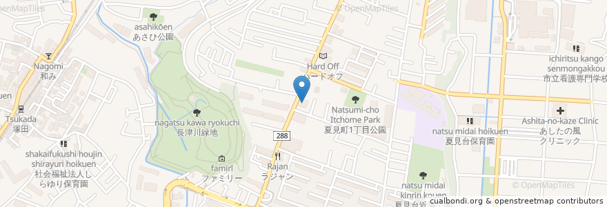 Mapa de ubicacion de サンマルク en Japonya, 千葉県, 船橋市.