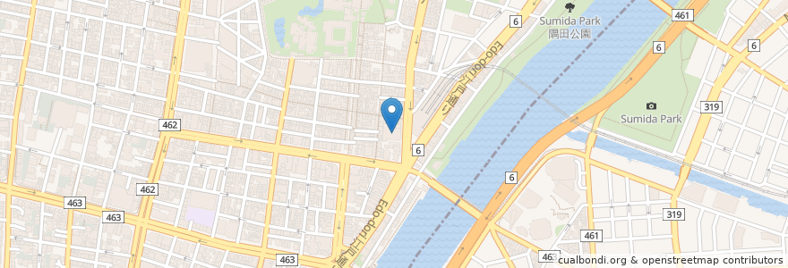 Mapa de ubicacion de みずほ銀行 en 日本, 东京都/東京都, 台東区.