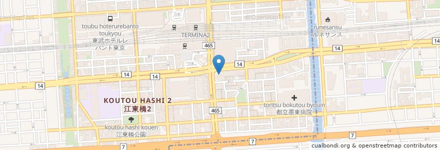 Mapa de ubicacion de みずほ銀行 en Japón, Tokio.