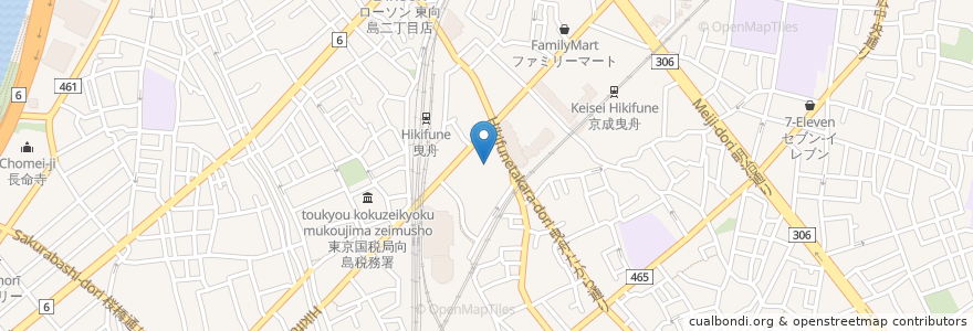 Mapa de ubicacion de ドトールコーヒーショップ en 일본, 도쿄도, 墨田区.