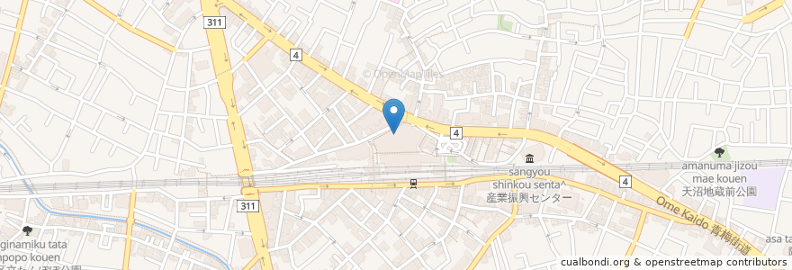 Mapa de ubicacion de サンマルクカフェ en ژاپن, 東京都, 杉並区.