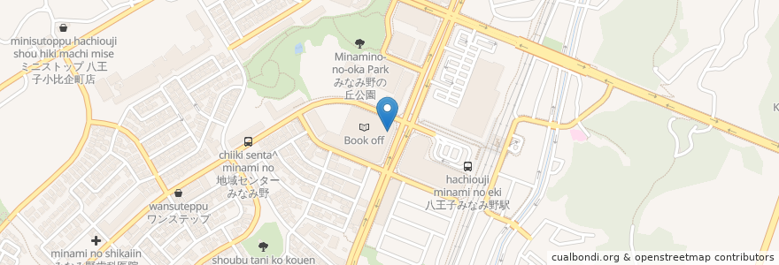 Mapa de ubicacion de サブウェイ en 일본, 도쿄도, 八王子市.