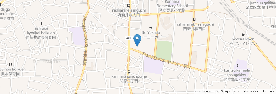 Mapa de ubicacion de Subway en Japan, Tokyo, Adachi.