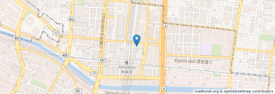 Mapa de ubicacion de マクドナルド en Japão, Tóquio, 千代田区.