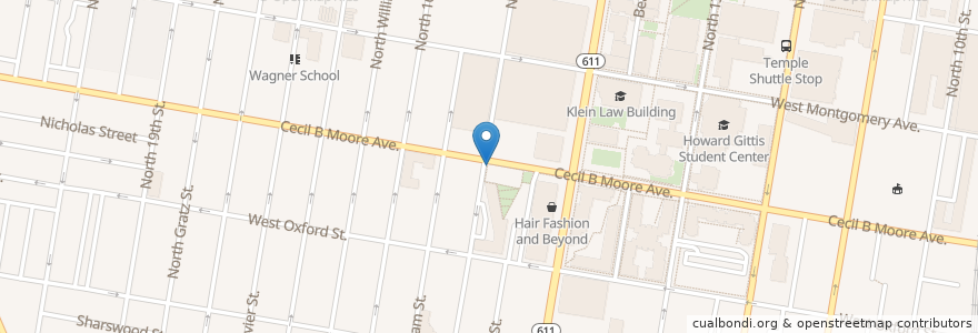 Mapa de ubicacion de City View Pizza en Stati Uniti D'America, Pennsylvania, Philadelphia County, Philadelphia.