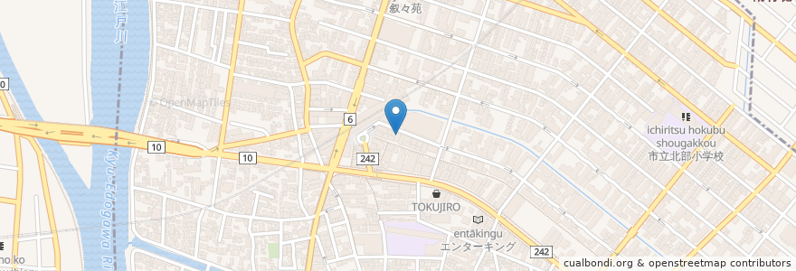 Mapa de ubicacion de スターバックス en Japan, Präfektur Chiba, 浦安市.