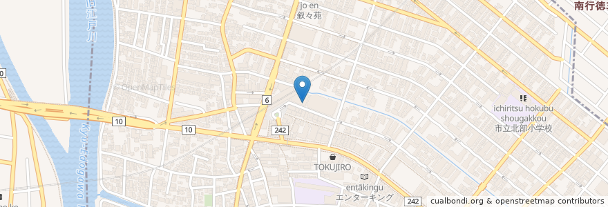 Mapa de ubicacion de ドトールコーヒーショップ en 일본, 지바현, 浦安市.