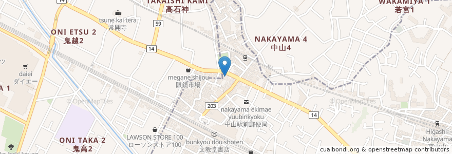 Mapa de ubicacion de 千葉銀行 en 日本, 千葉県, 市川市.