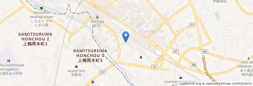 Mapa de ubicacion de 市営原町田一丁目駐車場 en Japan, Tokio, 町田市.
