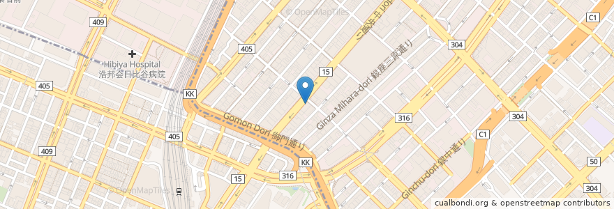 Mapa de ubicacion de MUFG Bank en Japan, Tokyo.