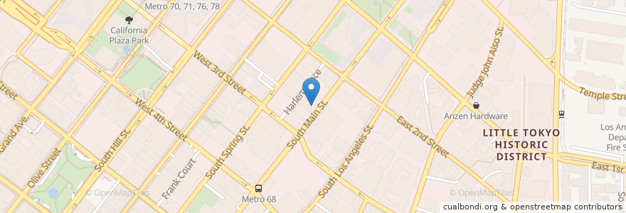 Mapa de ubicacion de The New Jalisco Bar en 미국, 캘리포니아주, Los Angeles County, 로스앤젤레스.