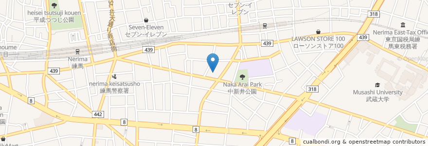 Mapa de ubicacion de 豊玉リサイクルセンター en ژاپن, 東京都, 練馬区.