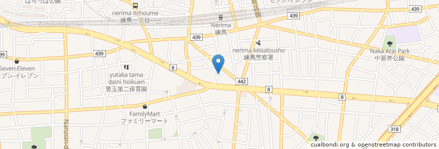 Mapa de ubicacion de 練馬駅前 en اليابان, 東京都, 練馬区.